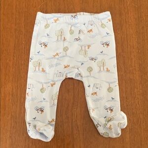 🍓3/$10 NWOT Gerber Blue Casual Bottoms with Enclosed Feet 0-3m